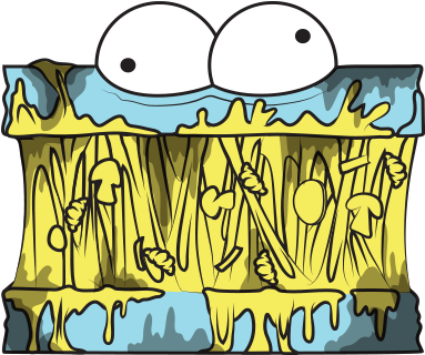 Sloppy Pizza Box Exclusive 2 - Grossery Gang Series 4 (400x400), Png Download