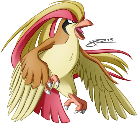 Day 8 - Favorite Flying-type - Pidgeot - Cockatiel (500x454), Png Download