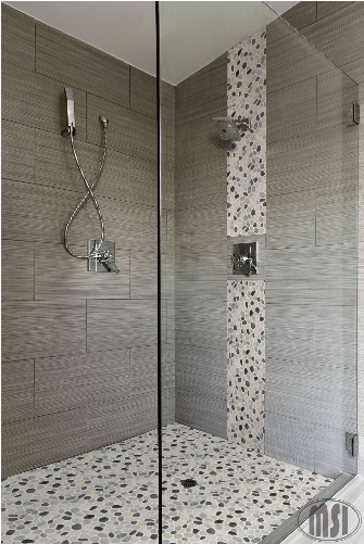 Baño De Home Depot Azulejos (769x500), Png Download