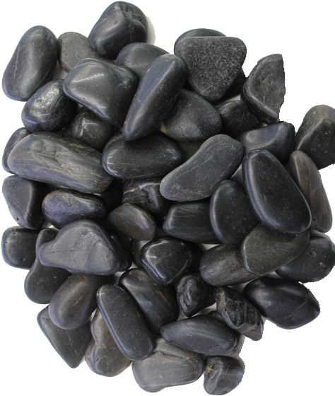 Black Pebbles - Rock (480x595), Png Download