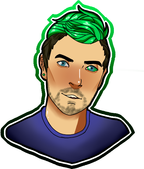 Jacksepticeye Face Png - Jack Septic Eye Png (500x555), Png Download