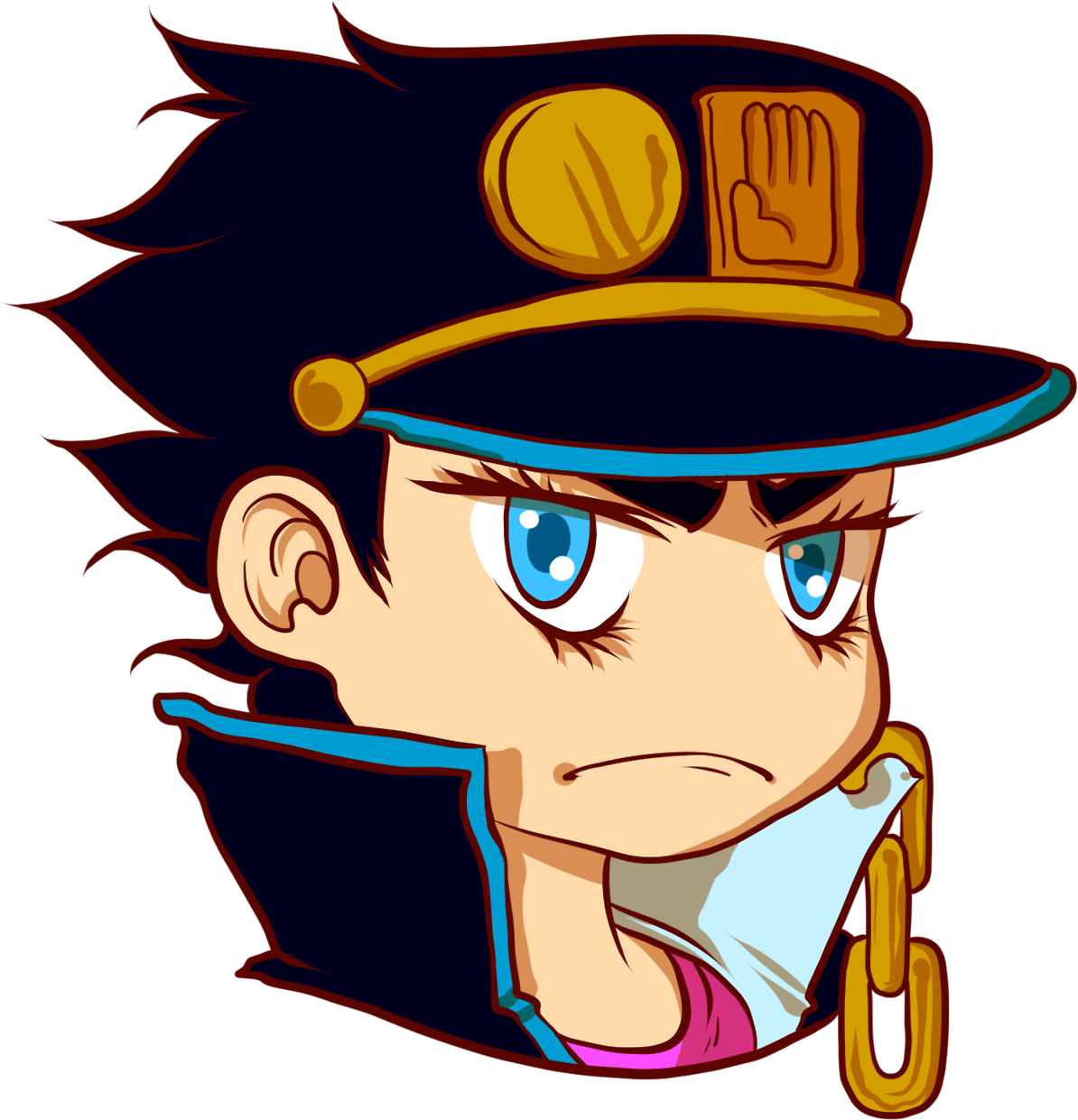 Stardust Crusaders Stickers Sans Joseph Because Chibi - Stardust Crusaders (1280x1280), Png Download