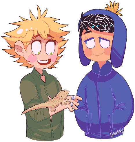 Craig Gets Tweek A Bearded Dragon - Fan Art (500x562), Png Download