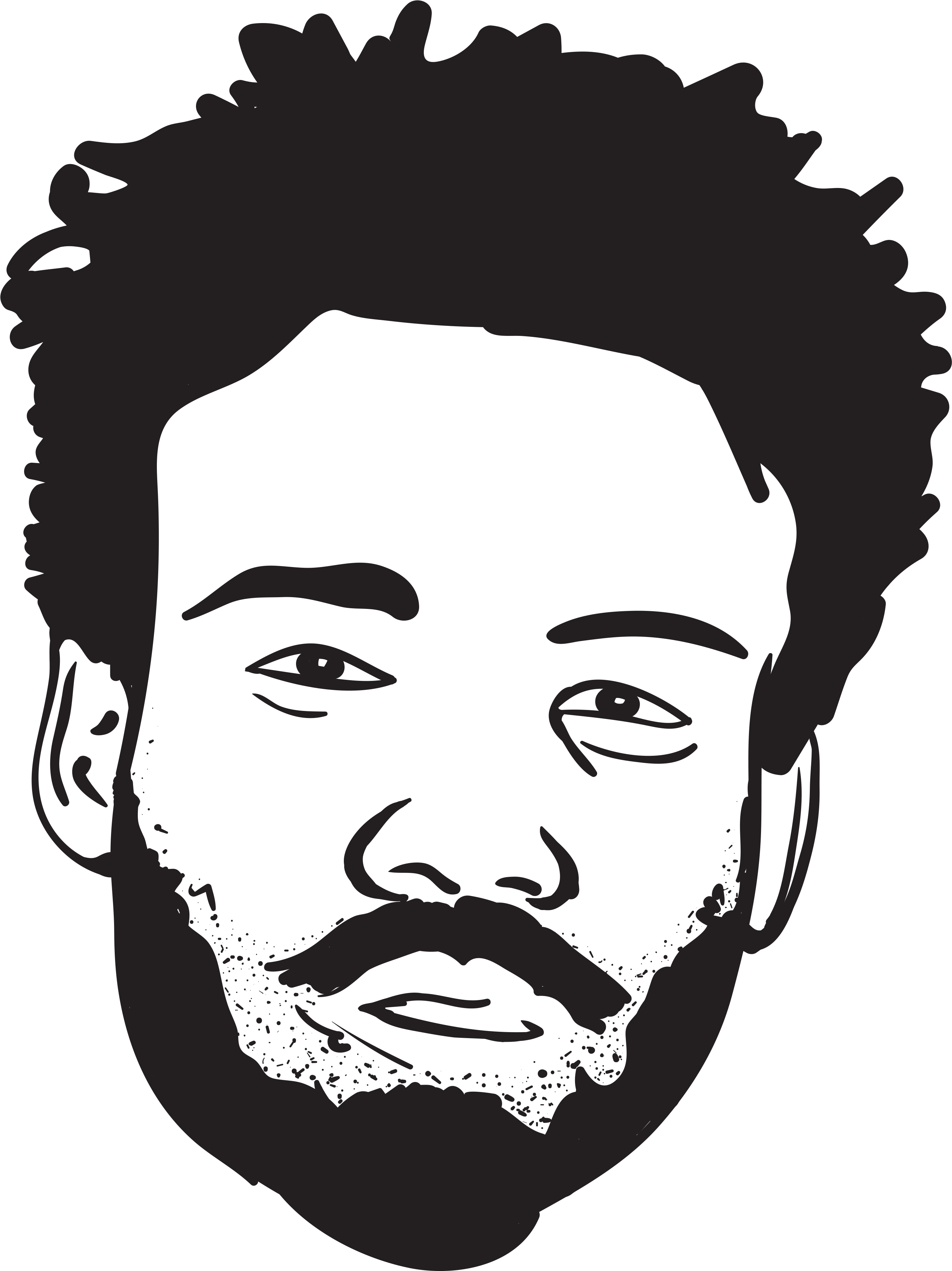 Childish Gambino - Ron Swanson Clipart (4000x4000), Png Download