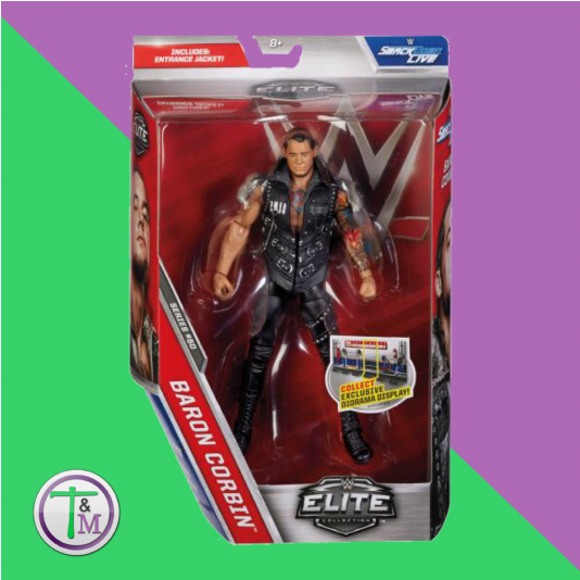 Wwe Elite 50 Figure Baron Corbin Wwe Elite Series 50 - Wwe Elite Collection Baron Corbin Action Figure (533x800), Png Download