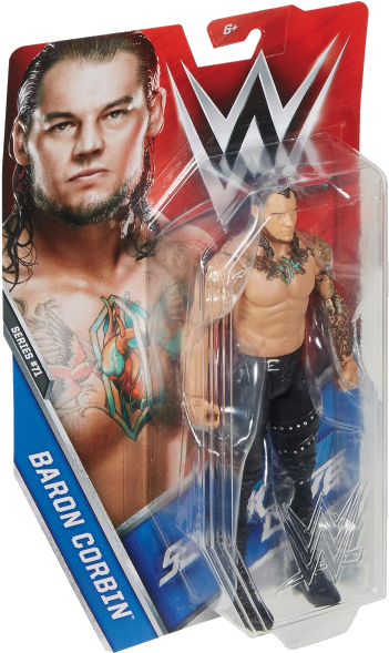 Baron Corbin - Wwe Series 63 Mattel Toy Wrestling Action (600x600), Png Download