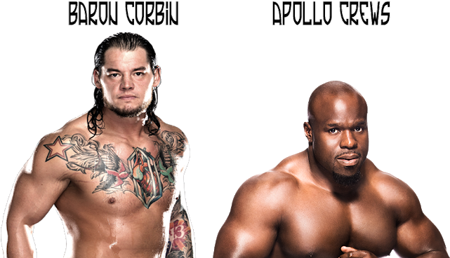 Baron Corbin - Bo Dallas And Leonardo Dicaprio (640x386), Png Download
