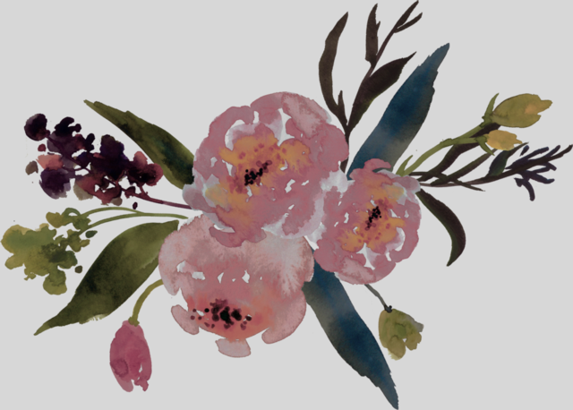 Soul Tragedy - Watercolor Flower Clipart Png (640x458), Png Download