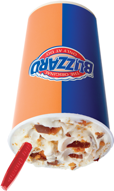 Butterfinger - Dairy Queen Blizzard (470x432), Png Download