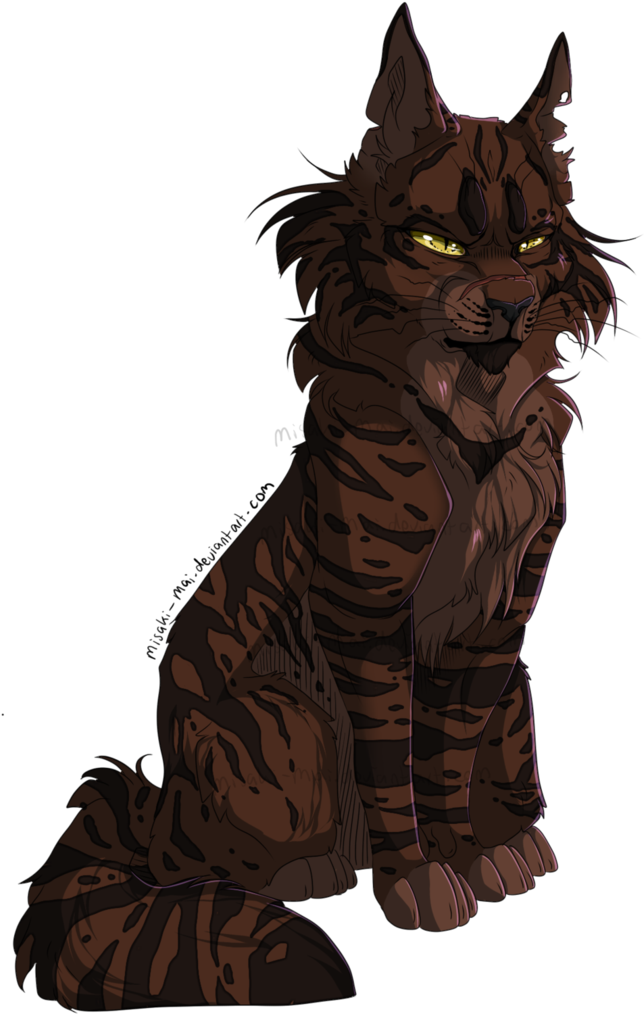 Tigerclaw Misaki Mai Warrior Cats Pinterest Warrior - Warrior Cats Tigerclaw (692x1154), Png Download