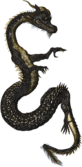 Dragon Slots - Eastern Dragon Png (375x600), Png Download