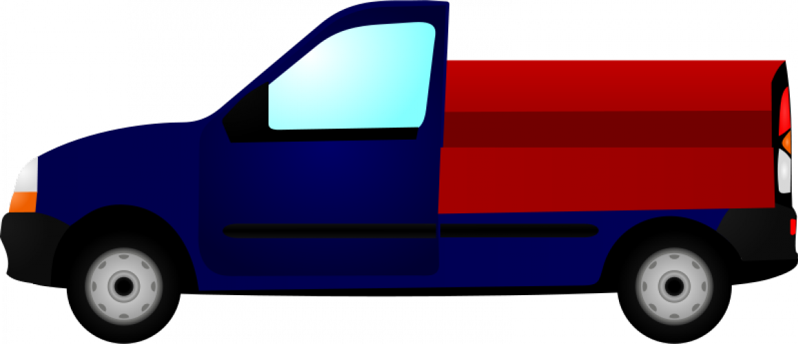 Cyberscooty-truck - Delivery Truck Clipart Png (1159x500), Png Download