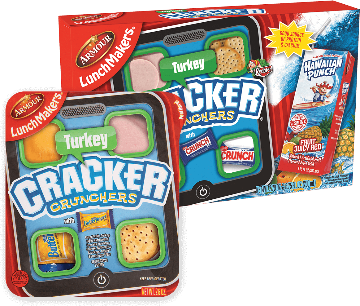 Armour Lunchmakers Cracker Crunchers, Chicken - 2.6 (1200x1200), Png Download