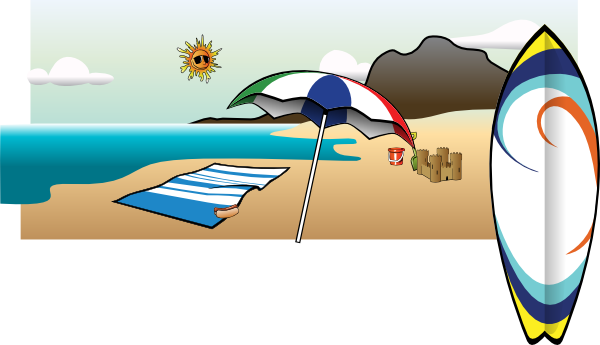 Clip Art Summer Season (600x345), Png Download