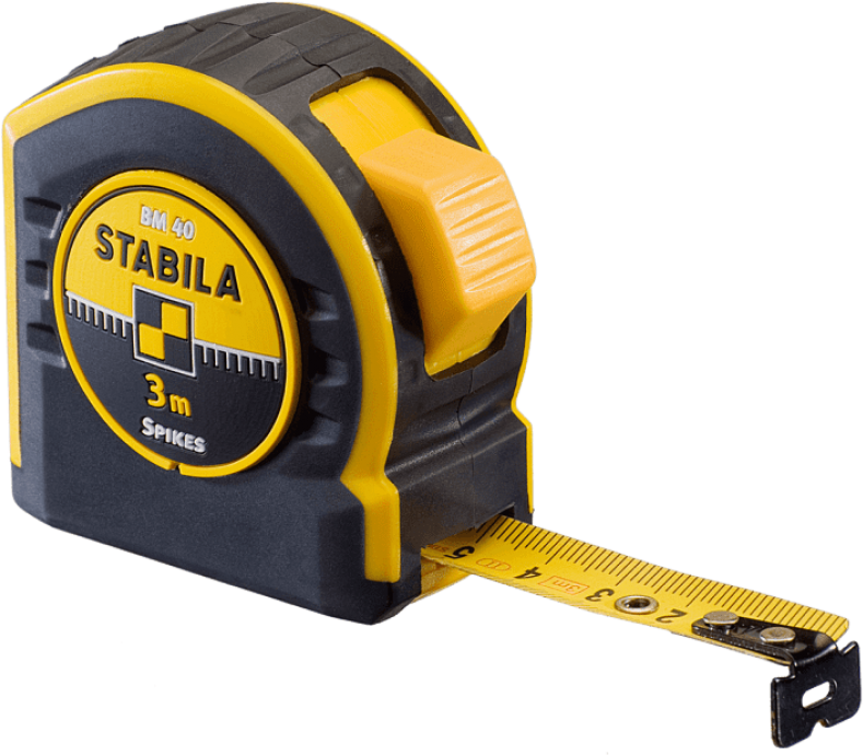Free Png Measure Tape Png Images Transparent - Stabila Bm40 Pocket Tape 3m / 10ft 17737 (850x738), Png Download