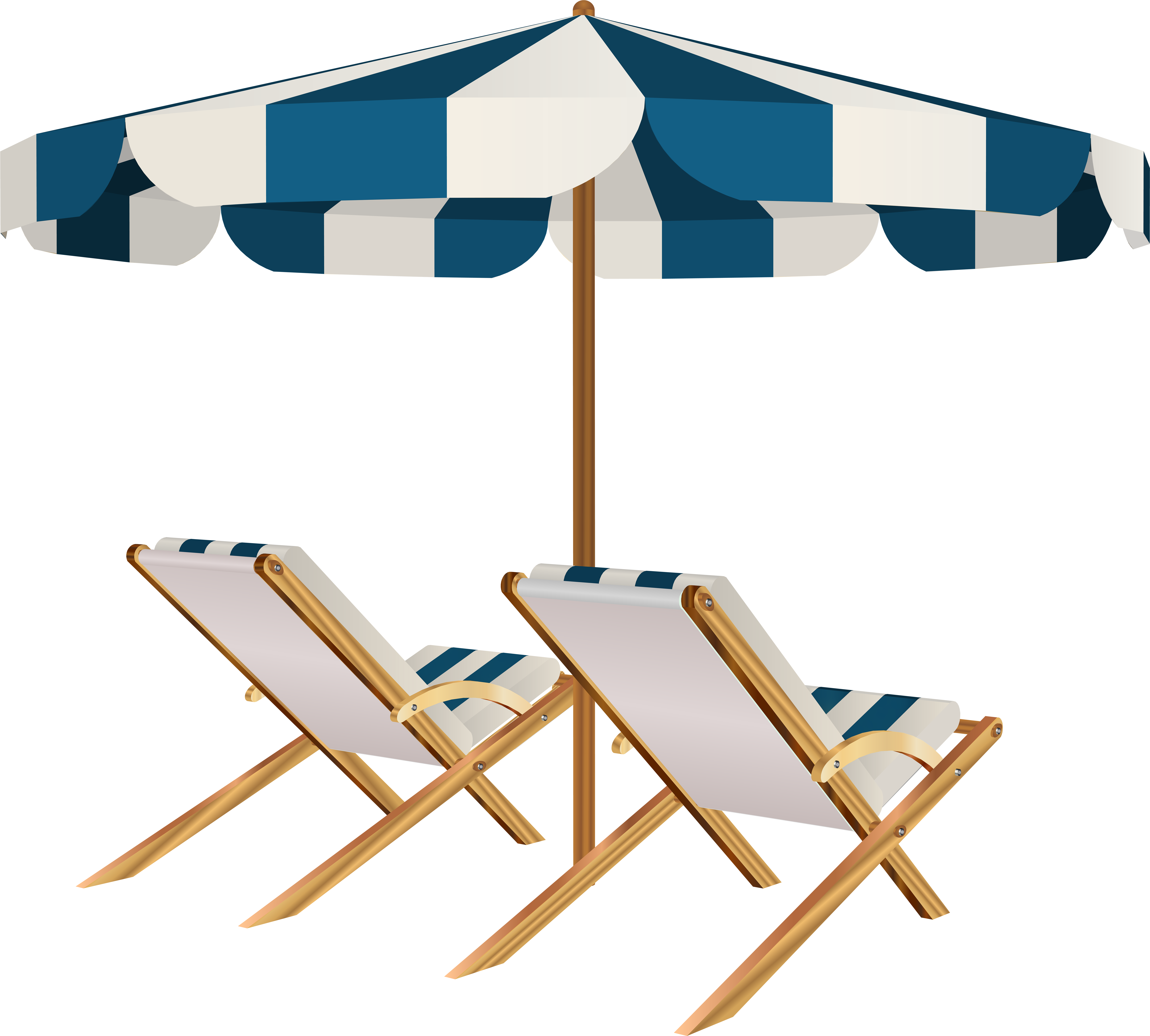 Download HD Beach Chairs And Umbrella Png Clip Art Image Transparent PNG  Image - NicePNG.com, image size:7873x7091