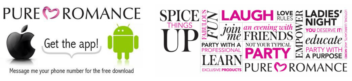 Pure Romance Party Ideas (1175x271), Png Download