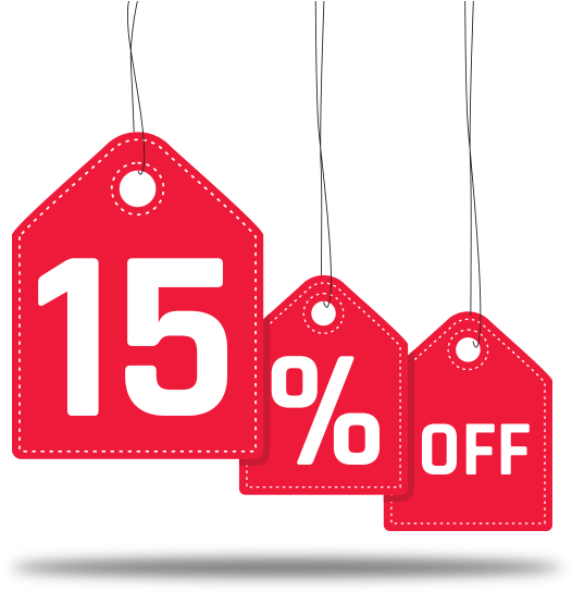 15% Off Ribbon - 15 Percent Off Png (550x550), Png Download