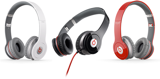 Czk - Refurbished Beats By Dr. Dre Solo Hd Over Ear Headphones, (550x283), Png Download
