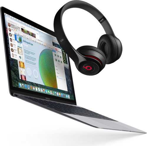 Apple Is Offering A Free Pair Of Beats Solo3 Wireless - Beats By Dr. Dre Solo2 On-ear Bluetooth Headphones (499x497), Png Download