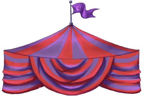 Vintage Circus Tent Png Download - Circus Png (525x349), Png Download