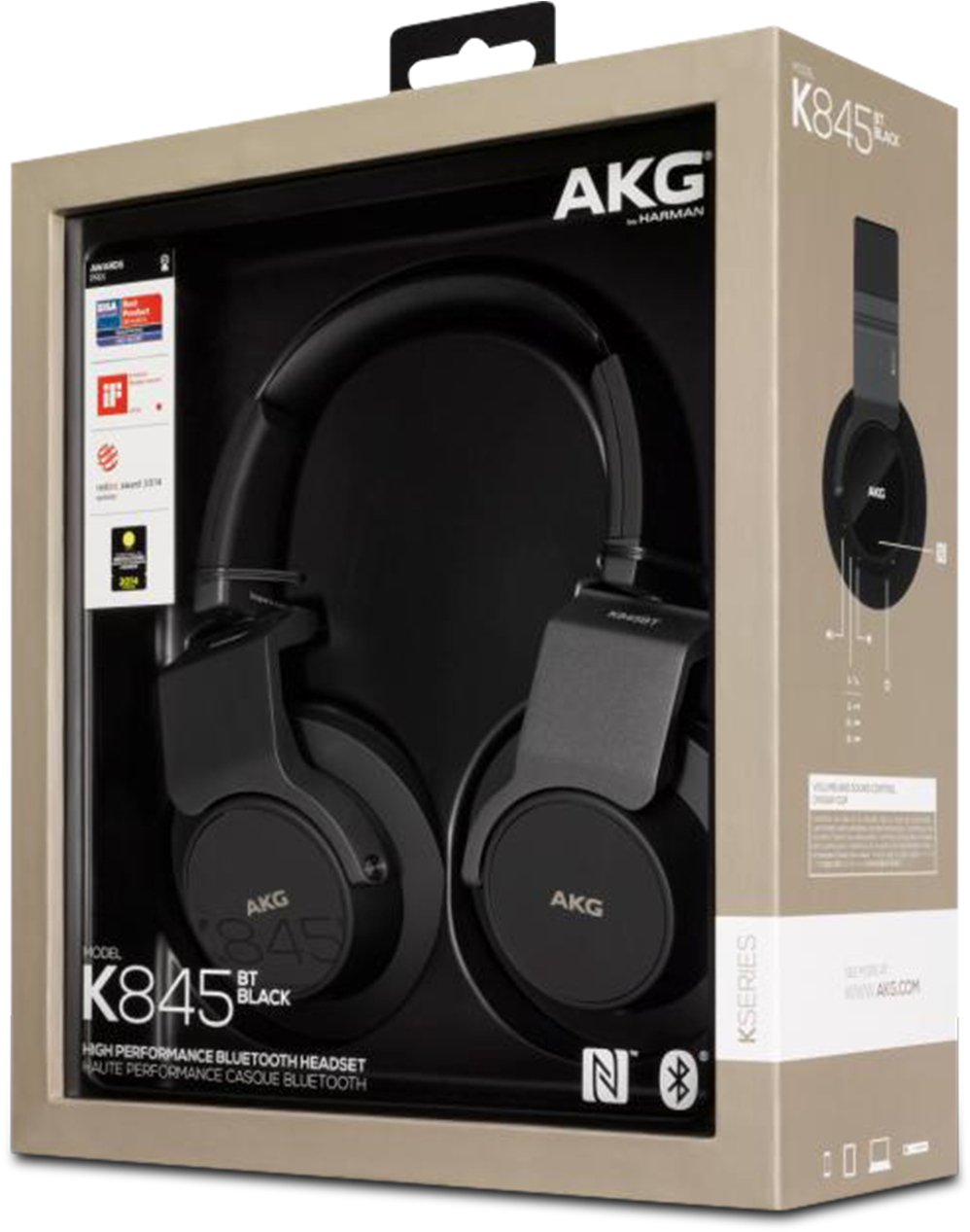 Spec Sheet - Akg On Ear Bluetooth (1606x1606), Png Download