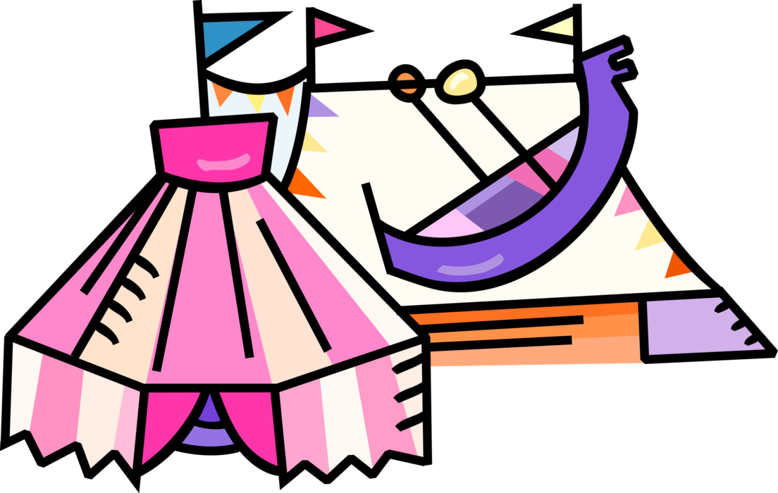 Circus Tent Royalty Free Vector Clip Art Illustration - Tent (480x318), Png Download