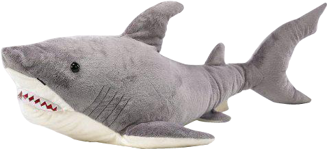 Giant Pillow, Giant Stuffed Shark, And Giant Plush - Fiesta Toys Great White Shark 23cm By Fiesta (500x425), Png Download