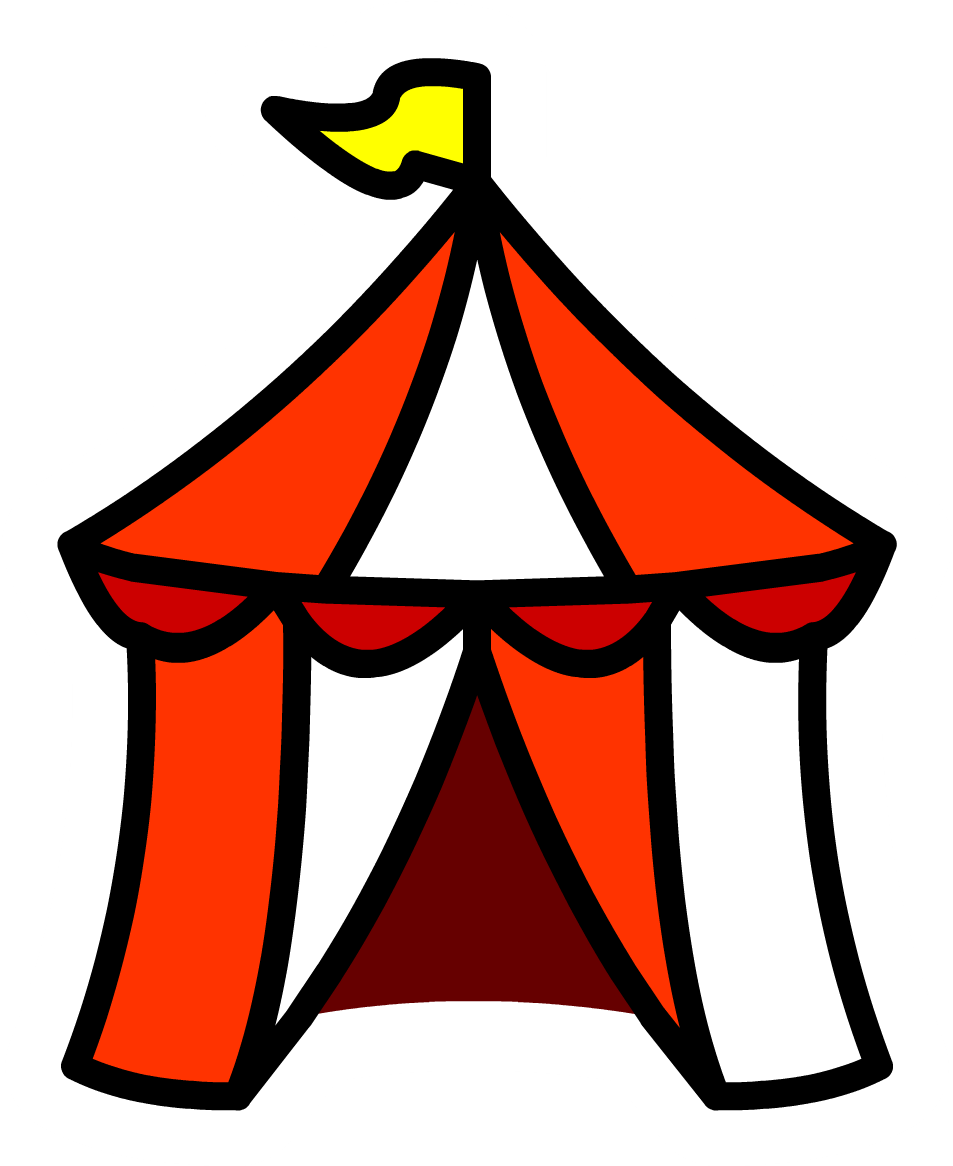 Clipart Circus Tent - Circus Tent (1165x1165), Png Download