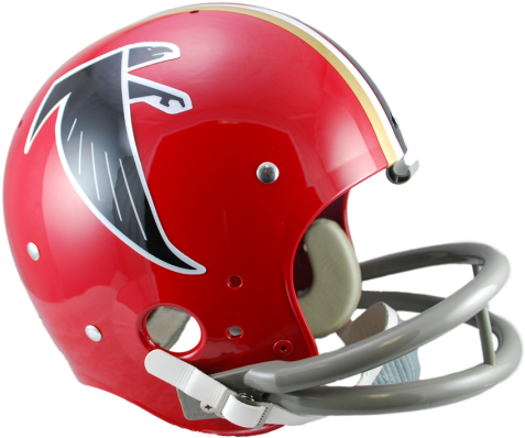 Atlanta Falcons Tk Suspension Helmet - San Francisco 49ers Throwback Helmet (497x423), Png Download