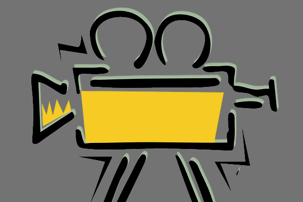 A Love Story Part - Film Camera Clip Art (600x400), Png Download