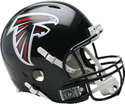 Falcons Helmet Logo - Atlanta Falcons First Logo (400x331), Png Download