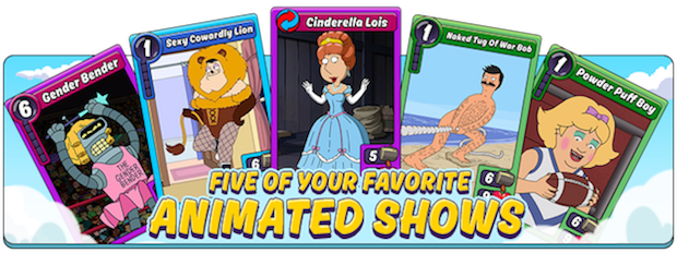 Family Guy Bob's Burgers Futurama American Dad King - Cartoon (620x232), Png Download