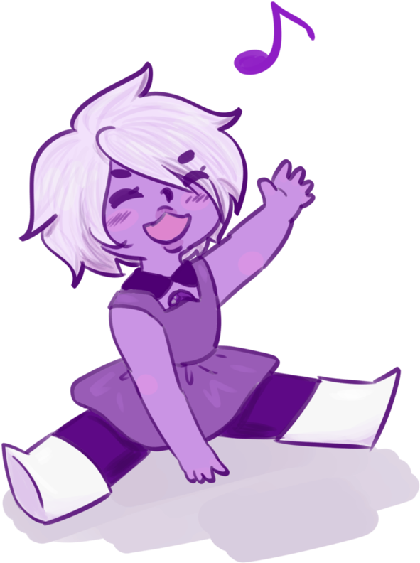 Lil' Amethyst By Kawaii-kekki On Deviant Art - Steven Universe Png Art (894x894), Png Download