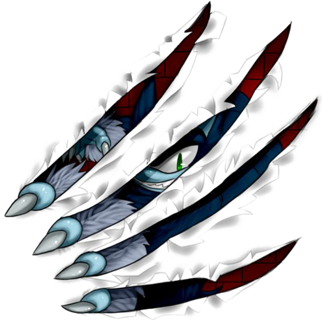 Wolf Kurt Pençe Cute Kawaii Pastel Pastelcolor Art - Sonic The Werehog Png (1024x1024), Png Download