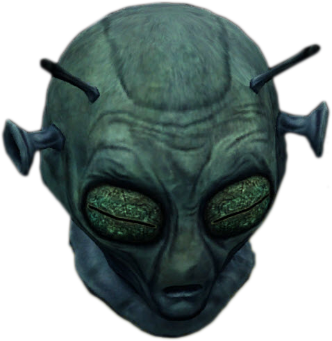 20, February 12, 2012 - Alien Halloween Hockey Mask (478x490), Png Download
