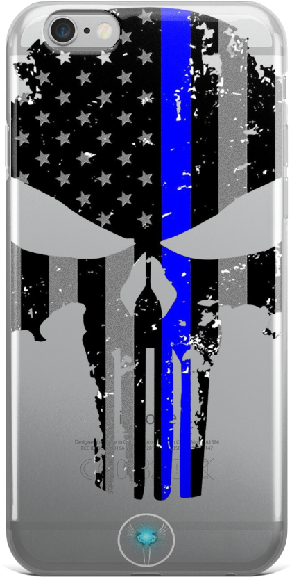 Blue Line Iphone 6/6s & 6 Plus/6s Plus Case (1000x1000), Png Download