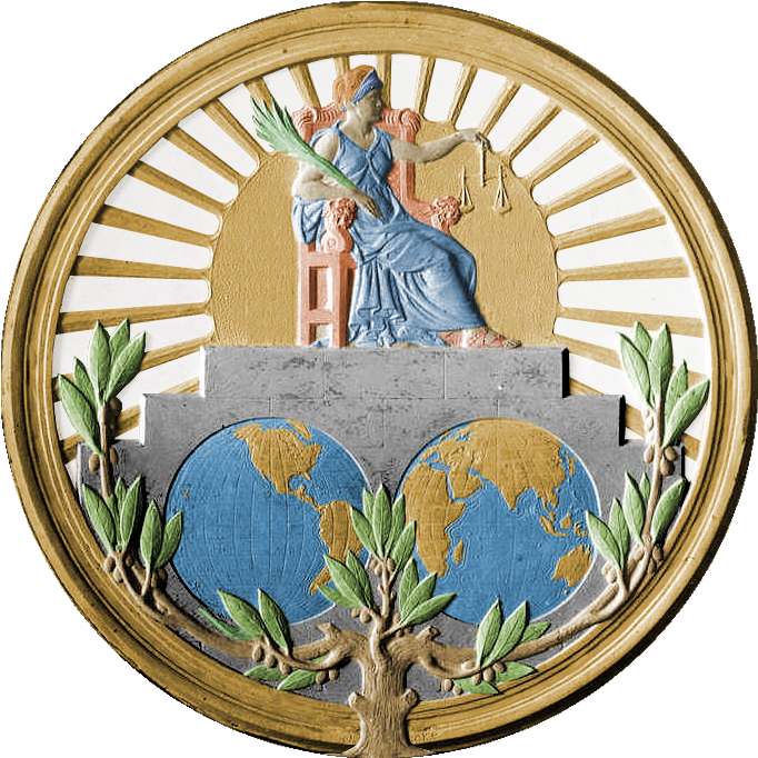 Seal Of The International Court Of Justice - International Court Of Justice Seal (688x688), Png Download