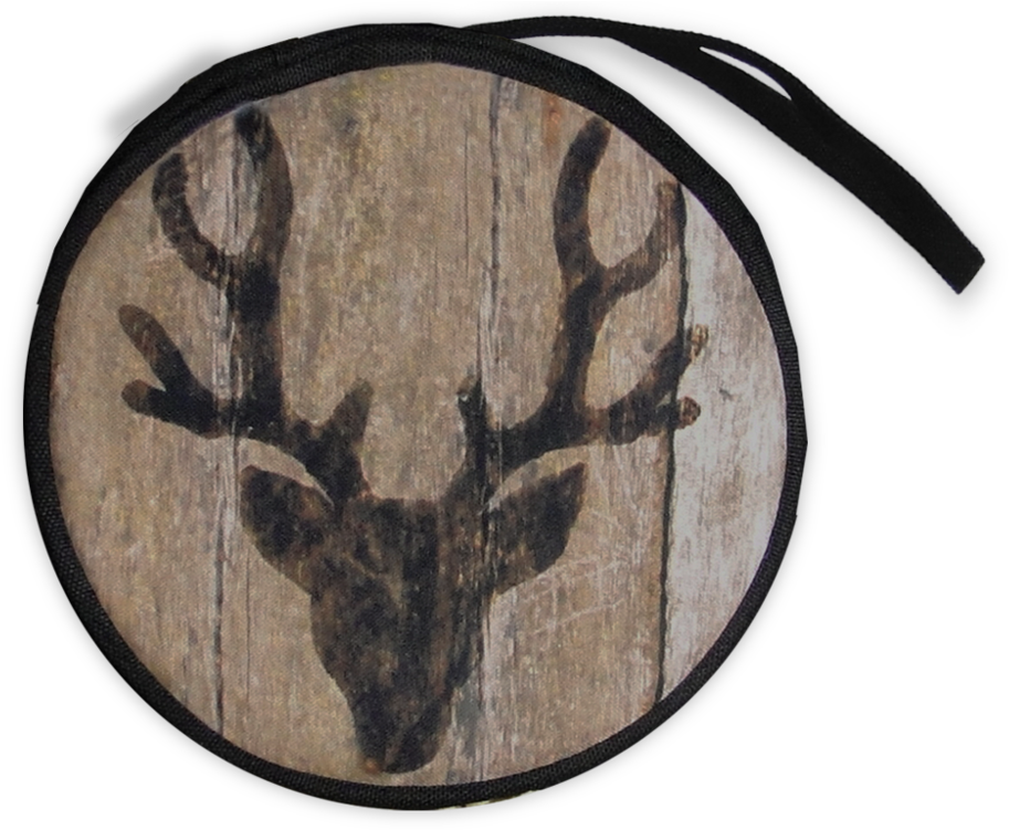 Deer Head, Bag Round - Antler (1000x750), Png Download