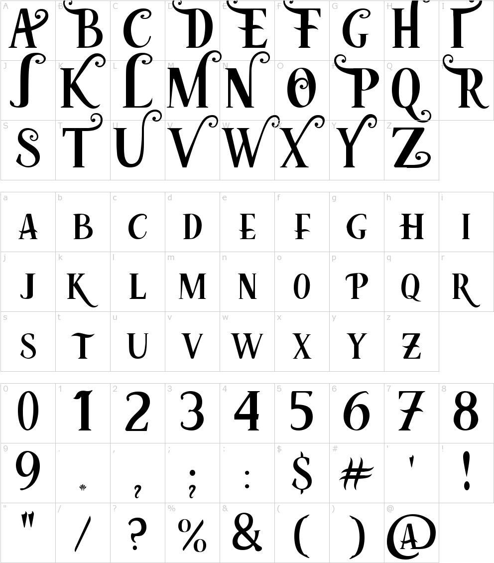 Mermaid Por Kustren Font - Font Inside A Square (1000x1150), Png Download