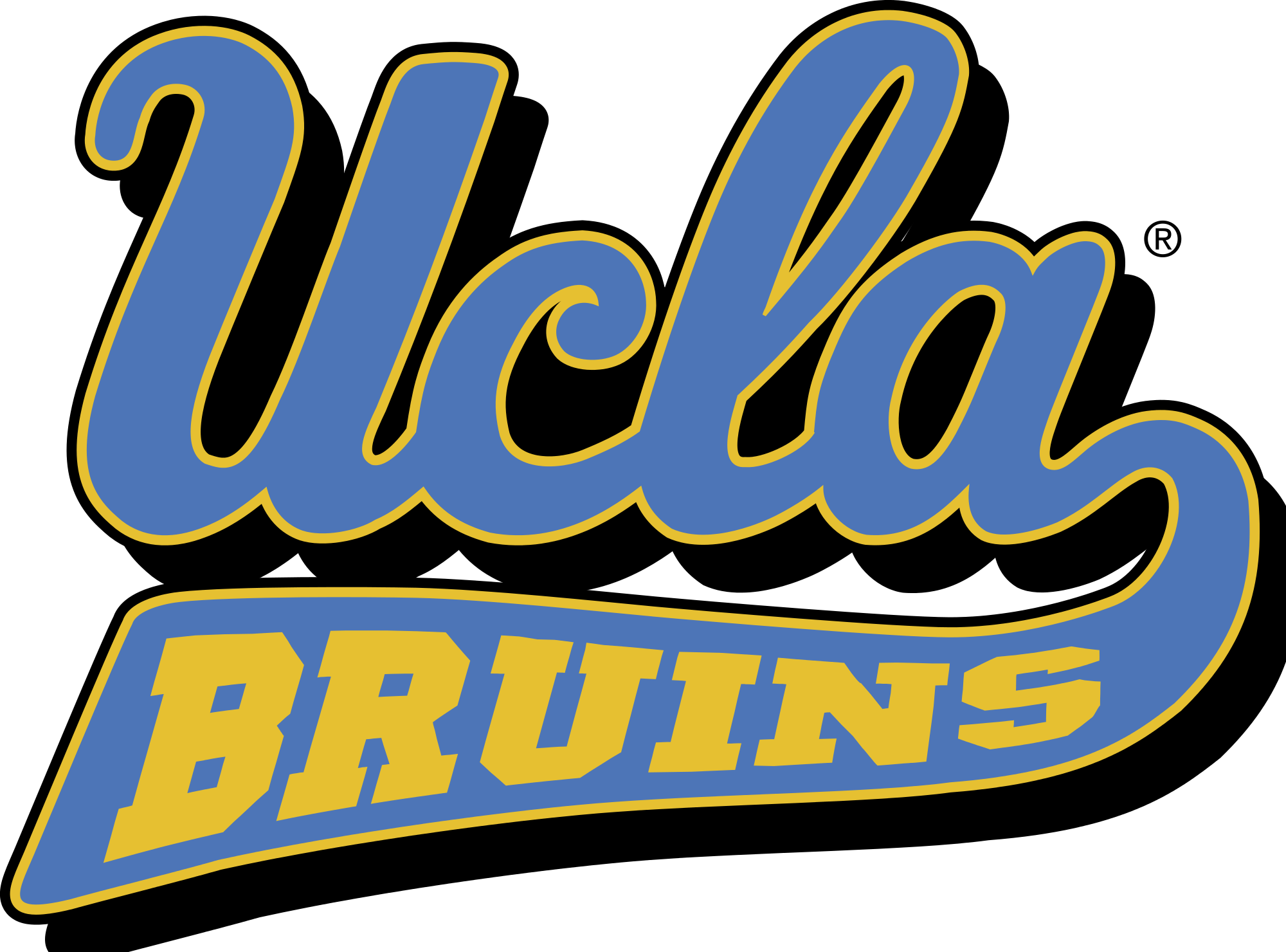 Views - Ucla Bruins (2000x1480), Png Download