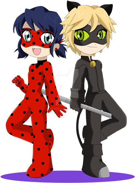 Miraculous Ladybug And Cat Noir Adventures Story - Miraculous Ladybug Clip Art (500x710), Png Download