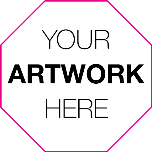 3" X 3" Octagon Shape Custom Printed Stickers - Custom Sticker Your Logo Here Png (500x500), Png Download