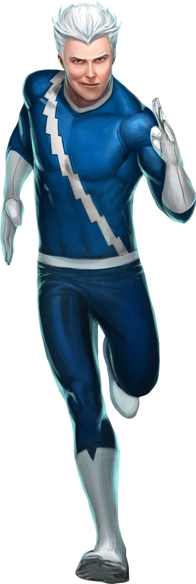 Quicksilver - Marvel Heroes Quicksilver (2048x2048), Png Download