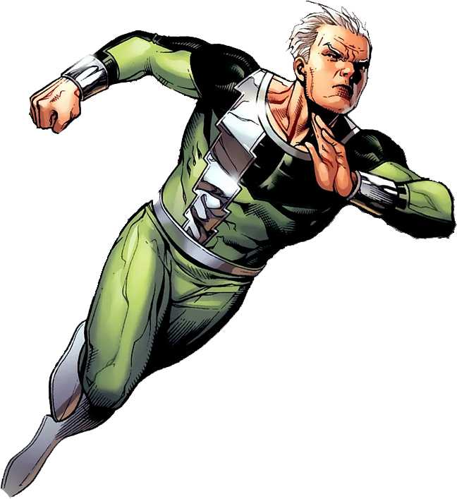 Quicksilver - Quicksilver Marvel Comics Png (656x710), Png Download