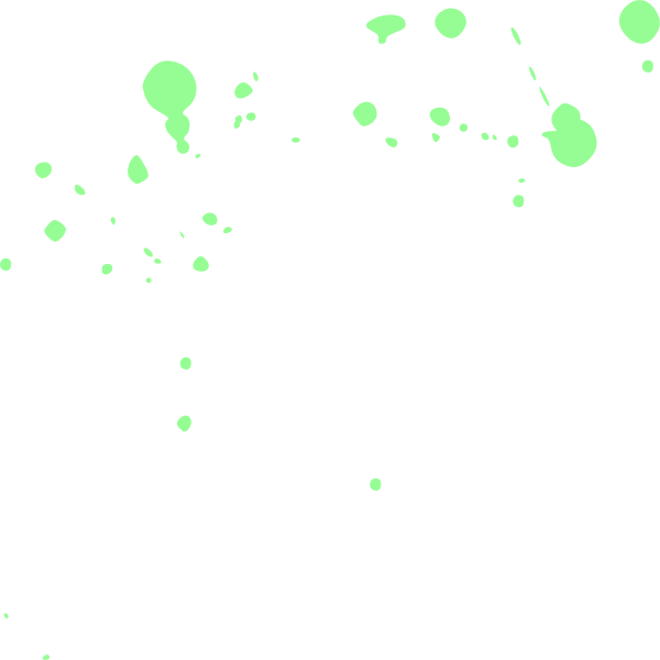 Green Clipart Paint Splash - Lime Green Paint Splatter (600x600), Png Download