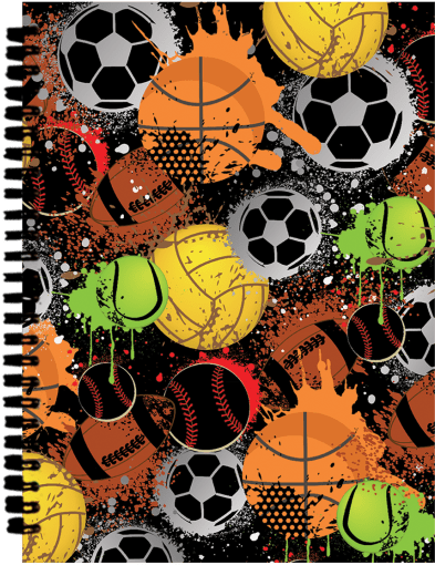Picture Of Graffiti Sports 3d Journal - Graffiti Sports (550x550), Png Download