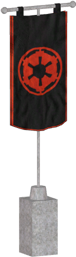 Black And Red Imperial Banner - Banner (520x520), Png Download