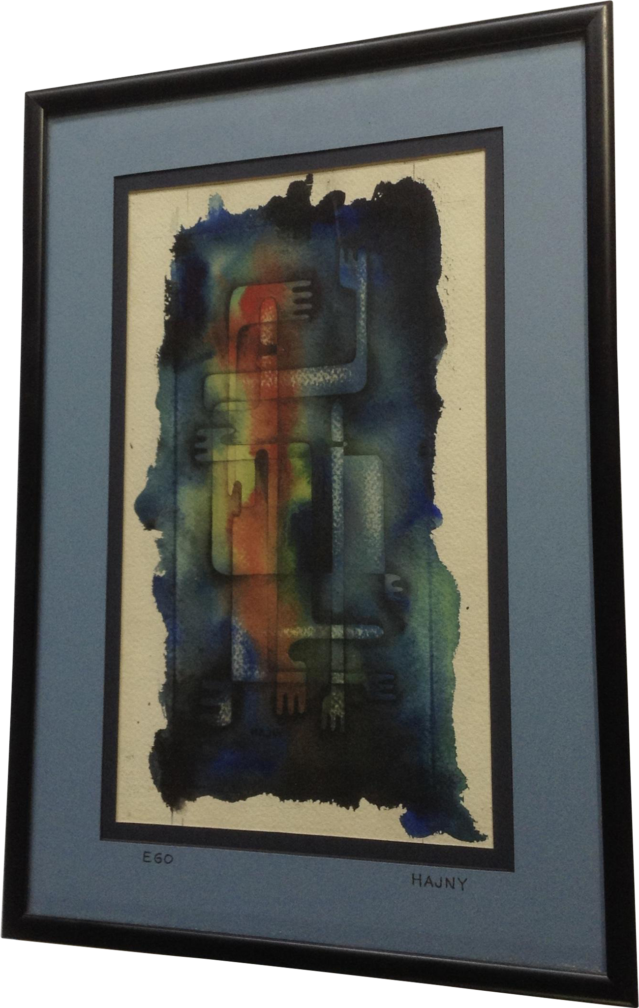 Jim Hajny, Ego Abstract Band Member Watercolor Painting - Watercolor Painting (2048x2048), Png Download