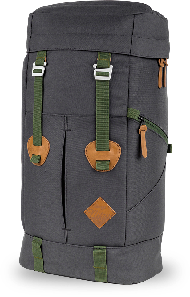 Pirate Black - Backpack Nitro Backwoods - Pirate Black 30 L (1000x1000), Png Download